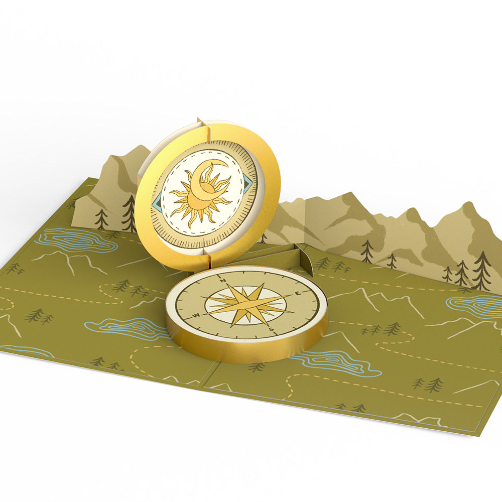 Guiding Compass Pop-Up Card、mySite、solidvoid