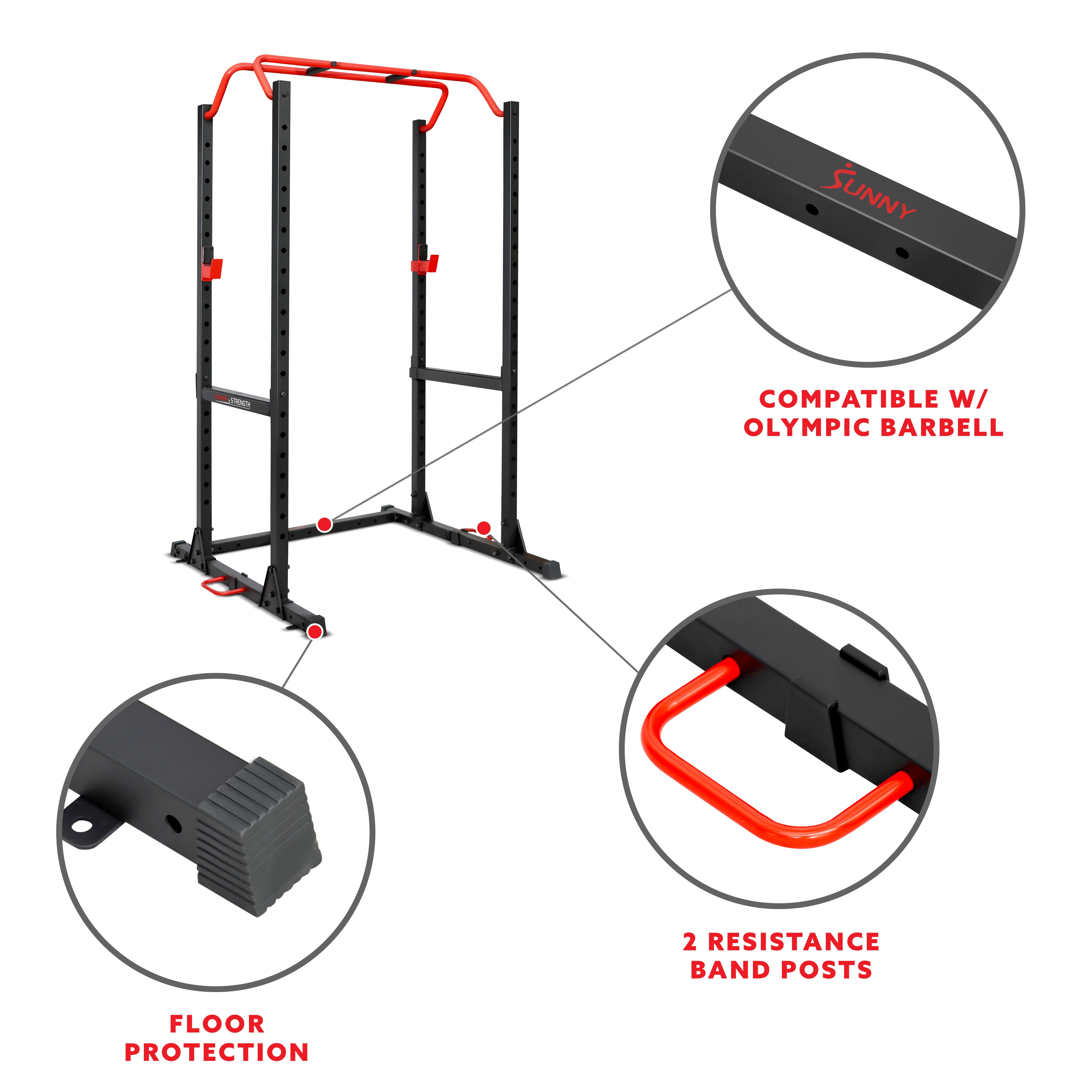  Sunny Strength™ Essential Power Cage Squat Rack、mySite、ghnorth