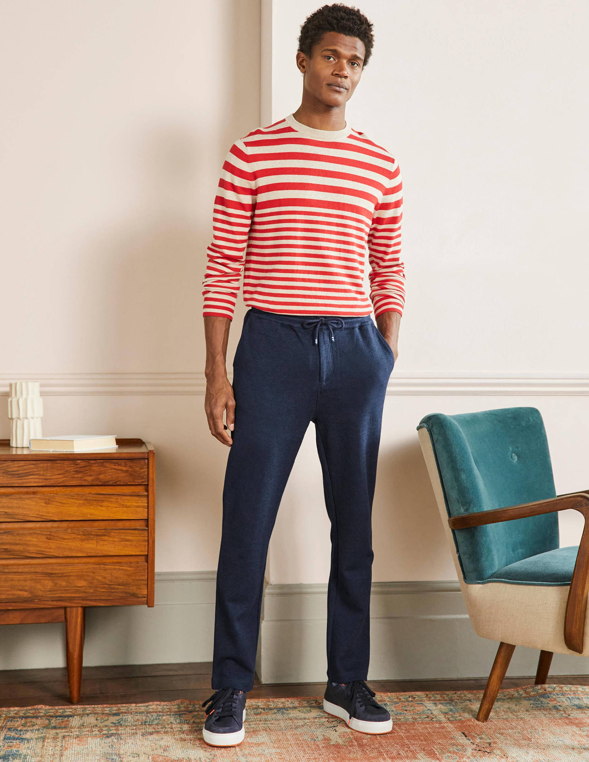  Lightweight Joggers-Navy Herringbone、mySite、ashleygrahame