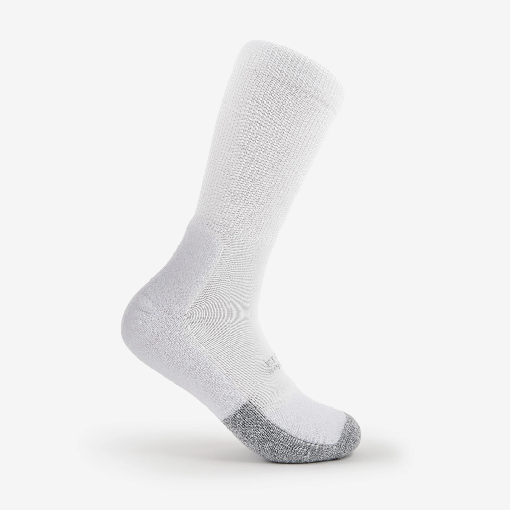 Thorlo Unisex Tennis Light Cushion Crew Socks (White)