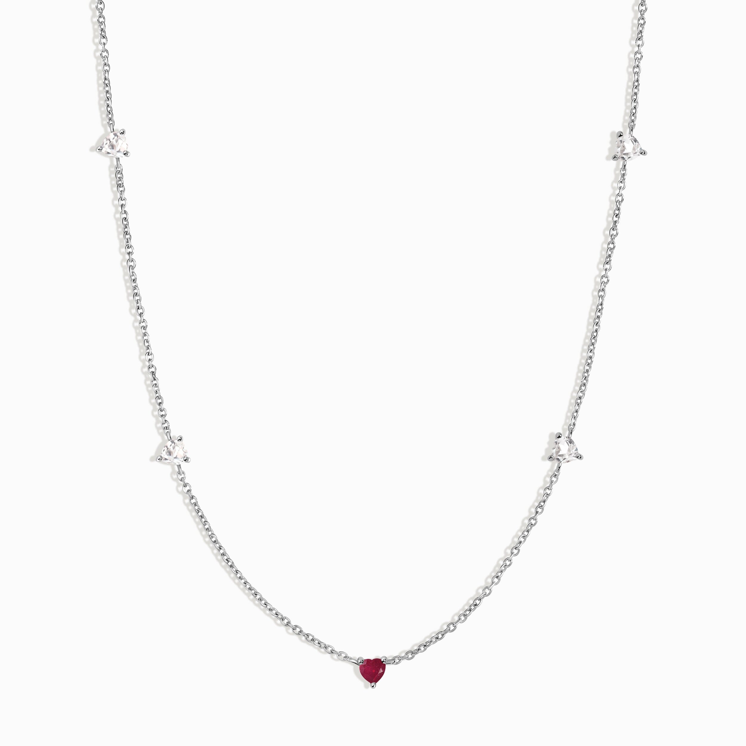 Ruby Never Without My Gem Necklace - July Birthstone、mySite、hinf8tx79