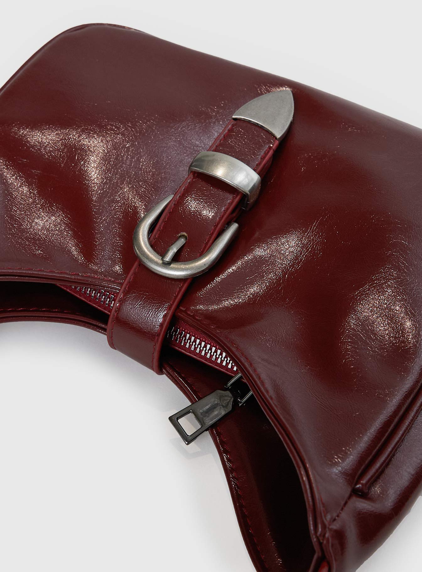 Heston Buckle Detail Bag Red、mySite、solidvoid