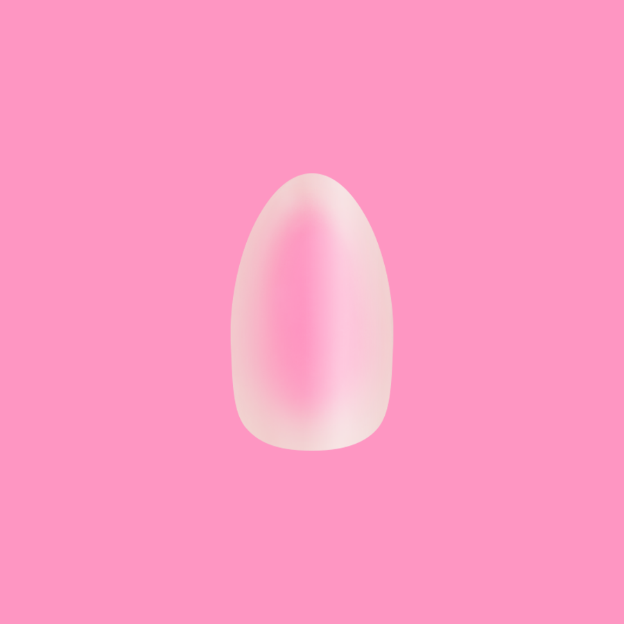 Blush Aura - Press-On | Medium | Almond - Part of Set、mySite、solidvoid