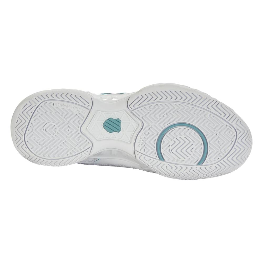 K-Swiss Bigshot Light 4 Women's Tennis Shoe (White/Teal)、mySite、neckold