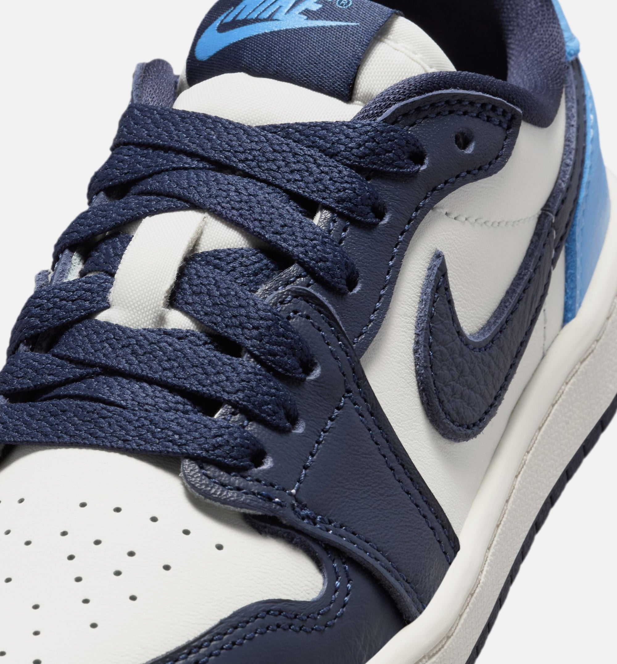 Air Jordan 1 Retro Low OG Obsidian Preschool Lifestyle Shoe - Obsidian/University Blue/Sail、mySite、dreamappss