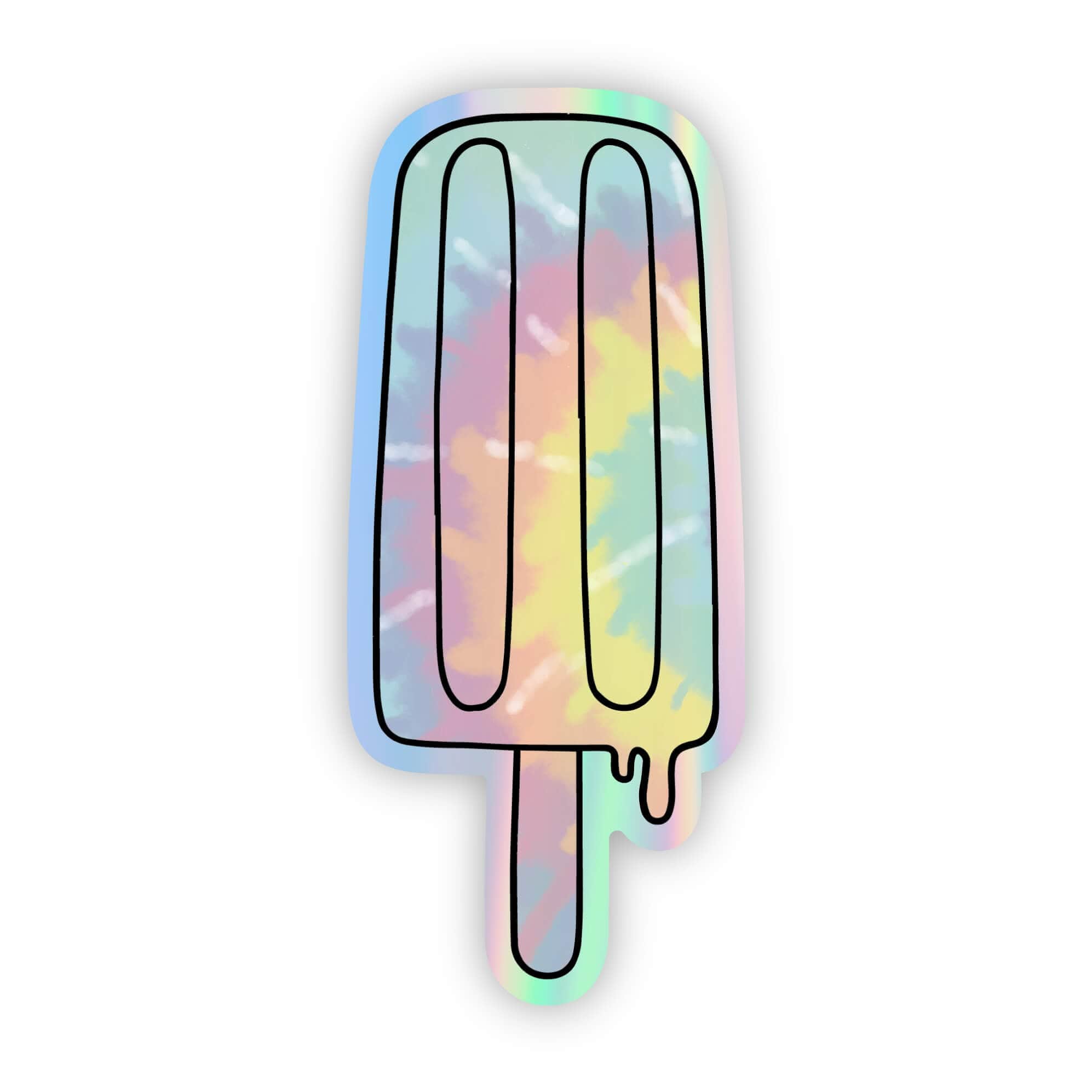  Holographic Tie Dye Popsicle Sticker、mySite、ghnorth