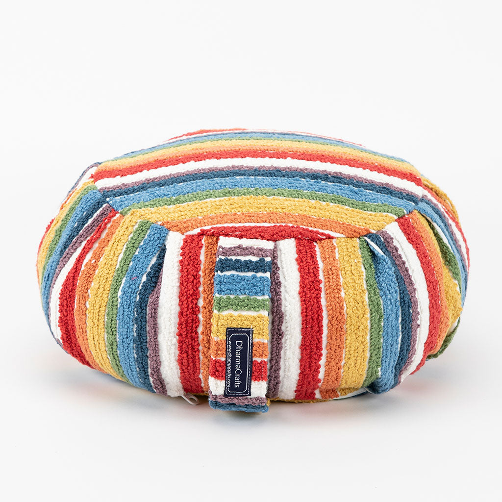 Textured Stripe Buckwheat Hull Zafu - COVER ONLY、mySite、topwebapps