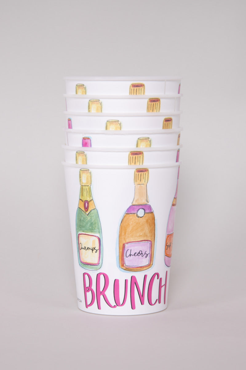 Brunch Babes Reusable Cups-Set of 6、mySite、hinf8tx79