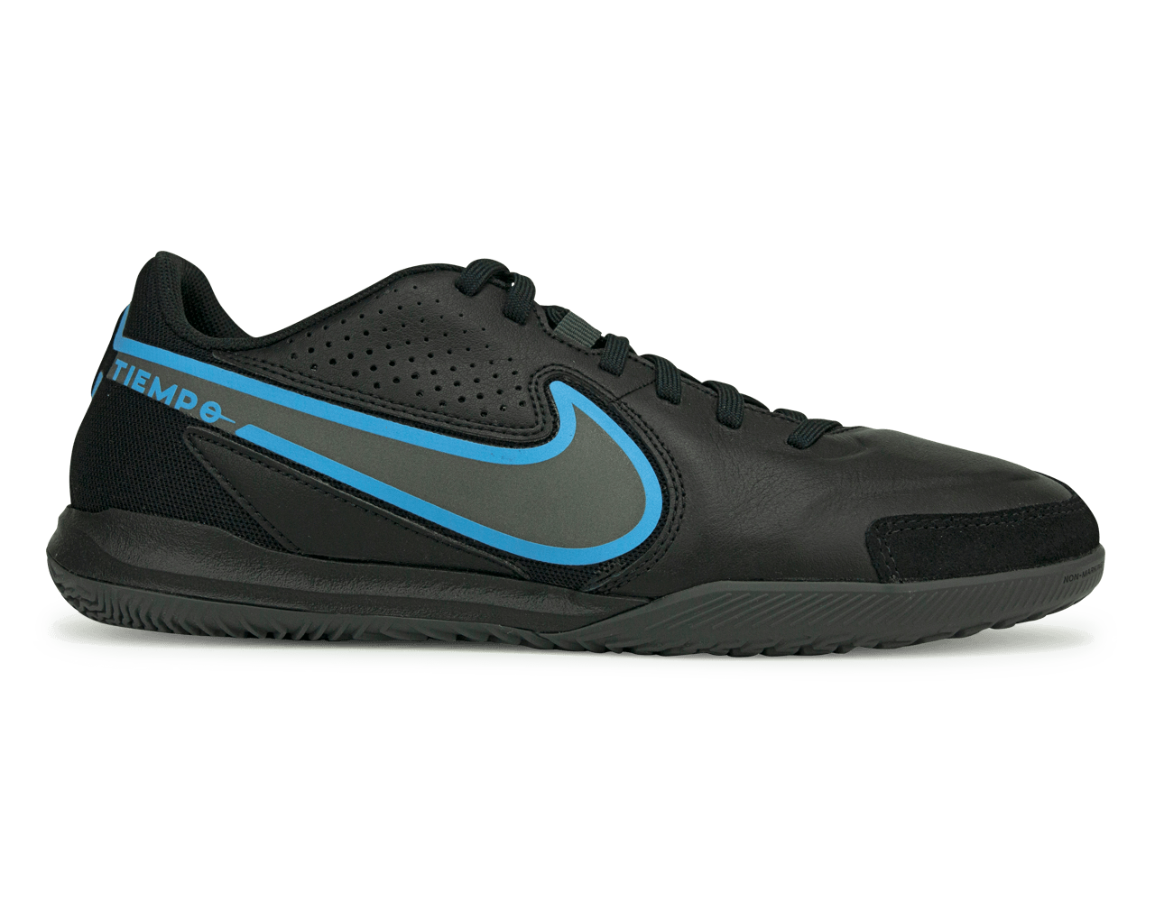 Nike Men's Tiempo Legend 9 Academy IC Black/Iron Grey、mySite、noshort