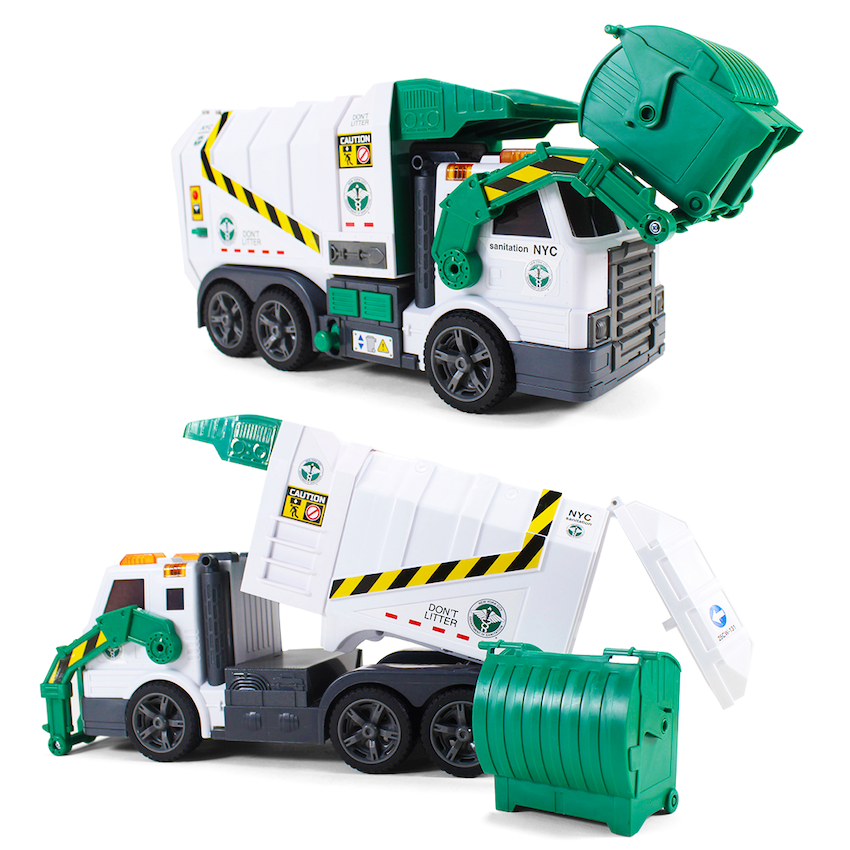 Official DSNY Front-Load Dumpster Garbage Truck (Battery Powered)、mySite、vikingsvslions