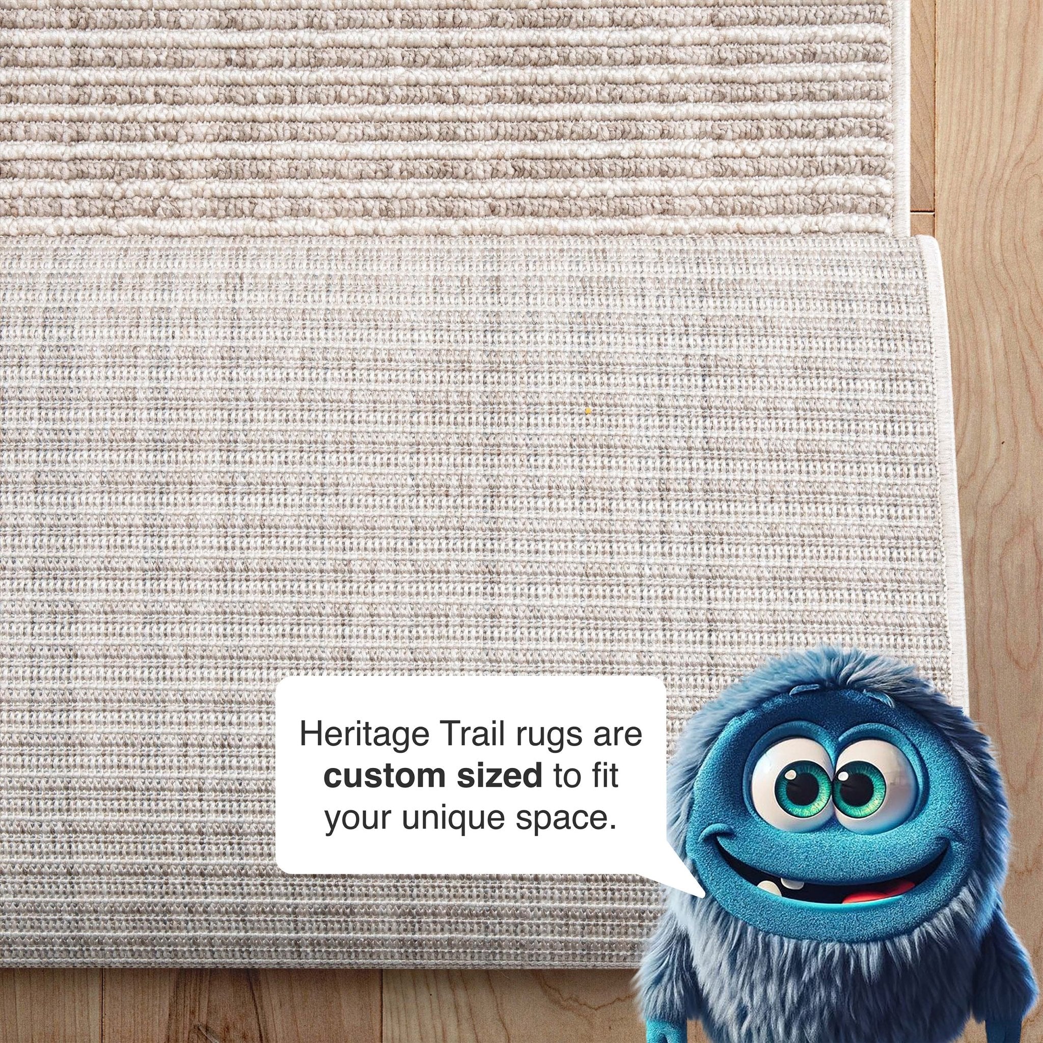 Custom Size Runner Berber Stripes Contemporary Striped Beige Choose Your Width x Choose Your Length Hallway Runner Rug、mySite、gigharbornorthrealestate