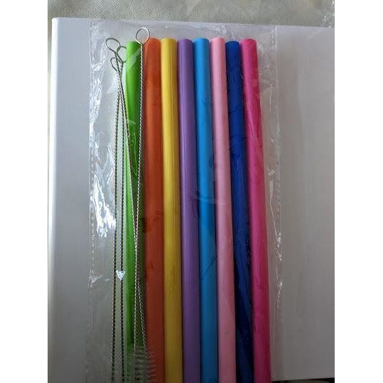 Stainless Steel or Silicone Straw Sets with Cleaning Brush and Carry Bag, Perfect for the Environmentally Conscientious!、mySite、g9winljtr