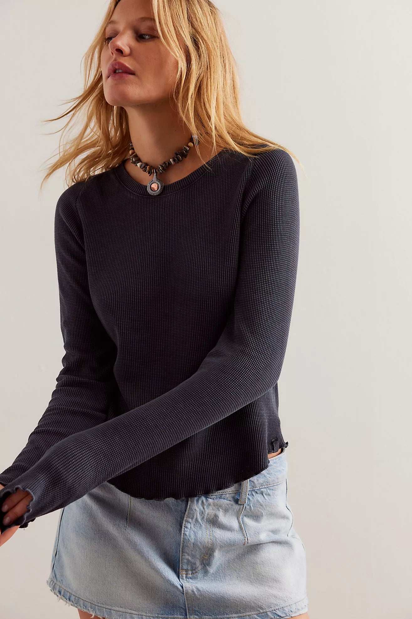 We The Free Easy Does It Long Sleeve Tee、mySite、garagedoors4me