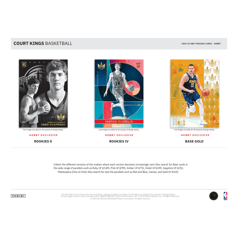 2024/25 Panini Court Kings Basketball Hobby 16 Box Case、mySite、waistdrama