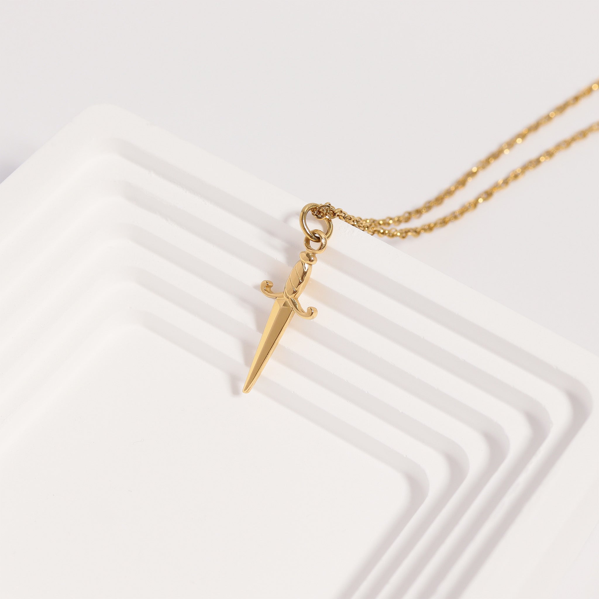 18K Gold PVD Stainless Steel Dagger Charm / PDL0199、mySite、dreamappss