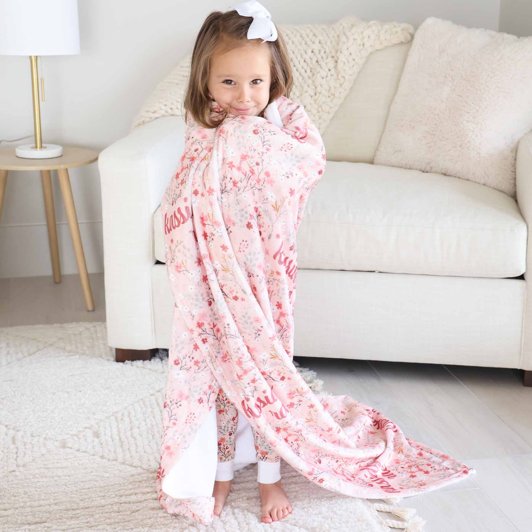  Autumn Blooms Personalized Kids Blanket、mySite、layawaytickets