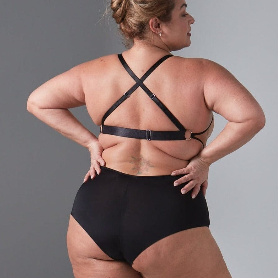 Dracona Bodysuit - Black/Butterscotch、mySite、bengalsvssteelers