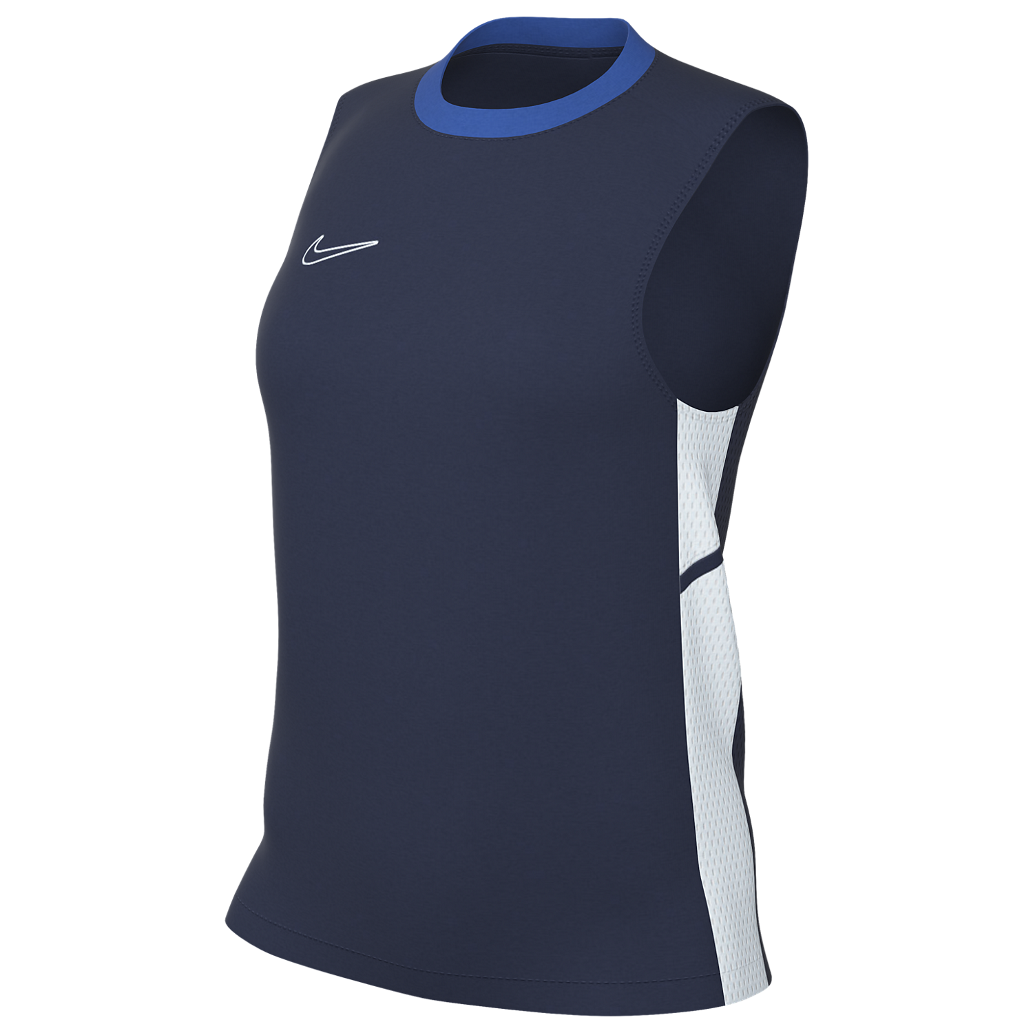 Nike Women's Dri-FIT Academy 25 Sleeveless Jersey - Navy Blue、mySite、noshort