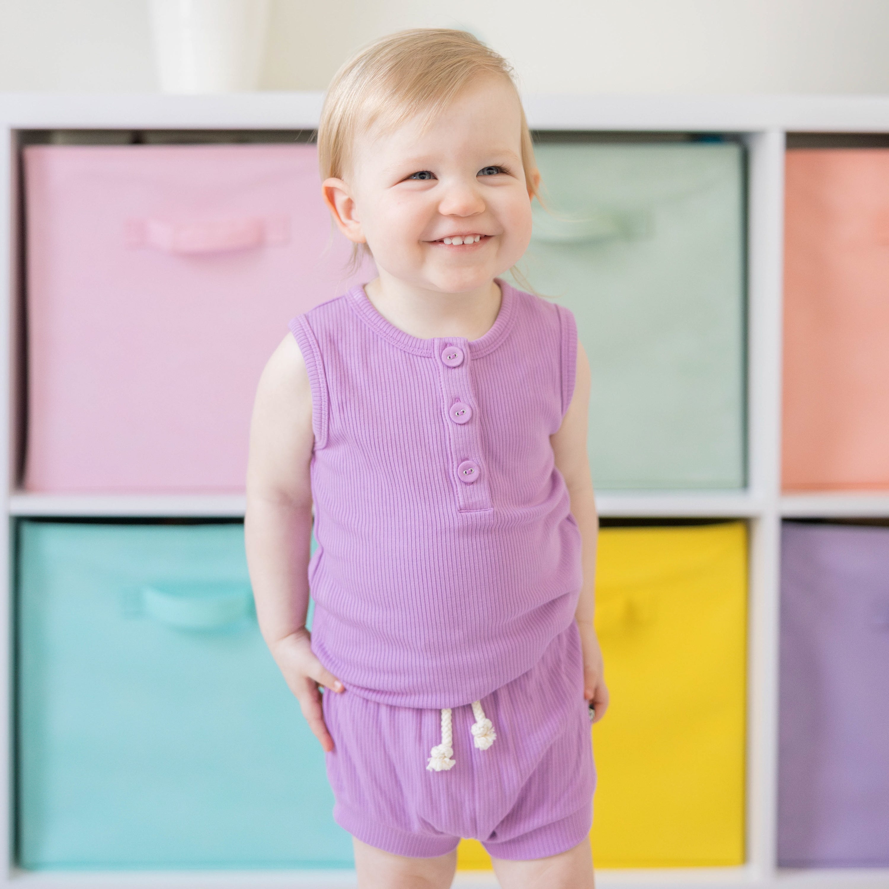  Ribbed Henley Tank Set in Poi、mySite、layawaytickets