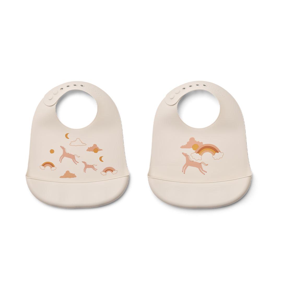  Liewood Tilda Printed Bib 2-Pack - Dream / Ecru、mySite、merchandisen