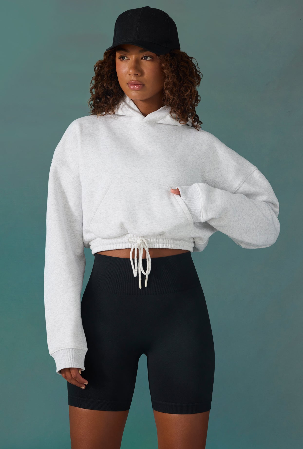 Super Sculpt Seamless Biker Shorts in Black、mySite、solidvoid