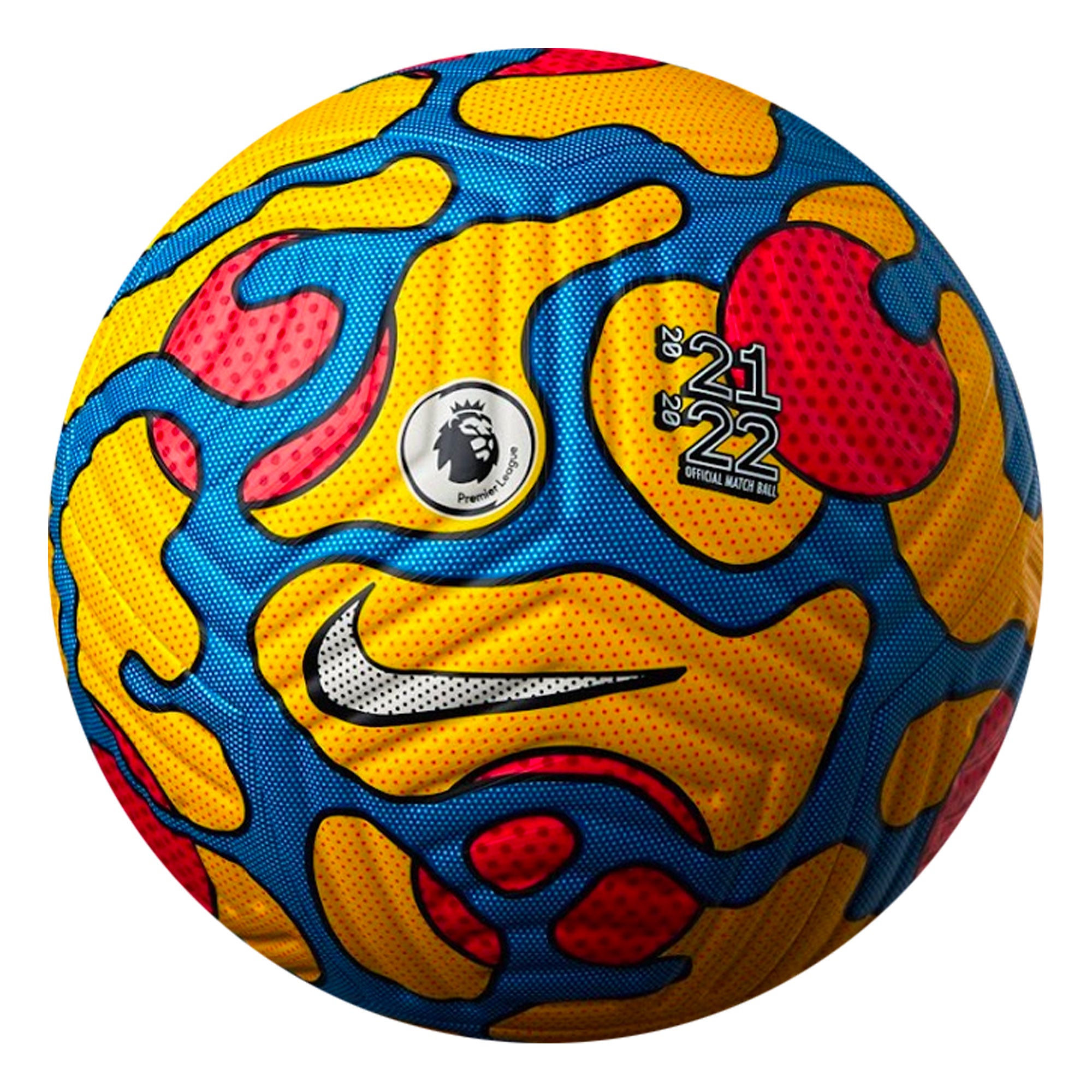 Nike Premier League 2021/22 Flight Official Match Ball Yellow/Crimson、mySite、noshort