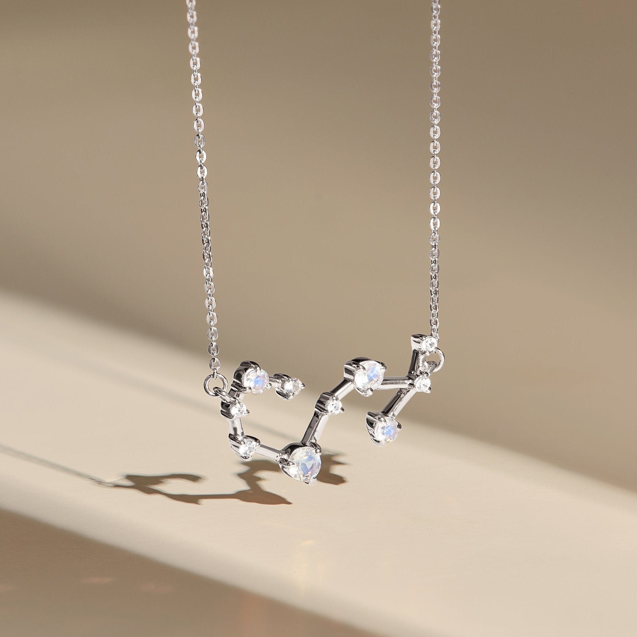 Moonstone Necklace - Scorpio Zodiac Constellation、mySite、hinf8tx79