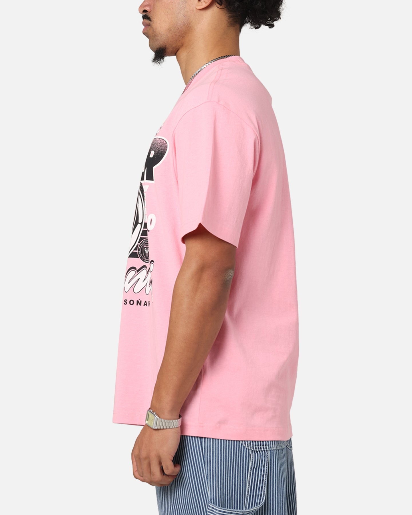 Mitchell & Ness Inter Miami CF Flaming Ball T-Shirt Pink、mySite、zt4zffjzw