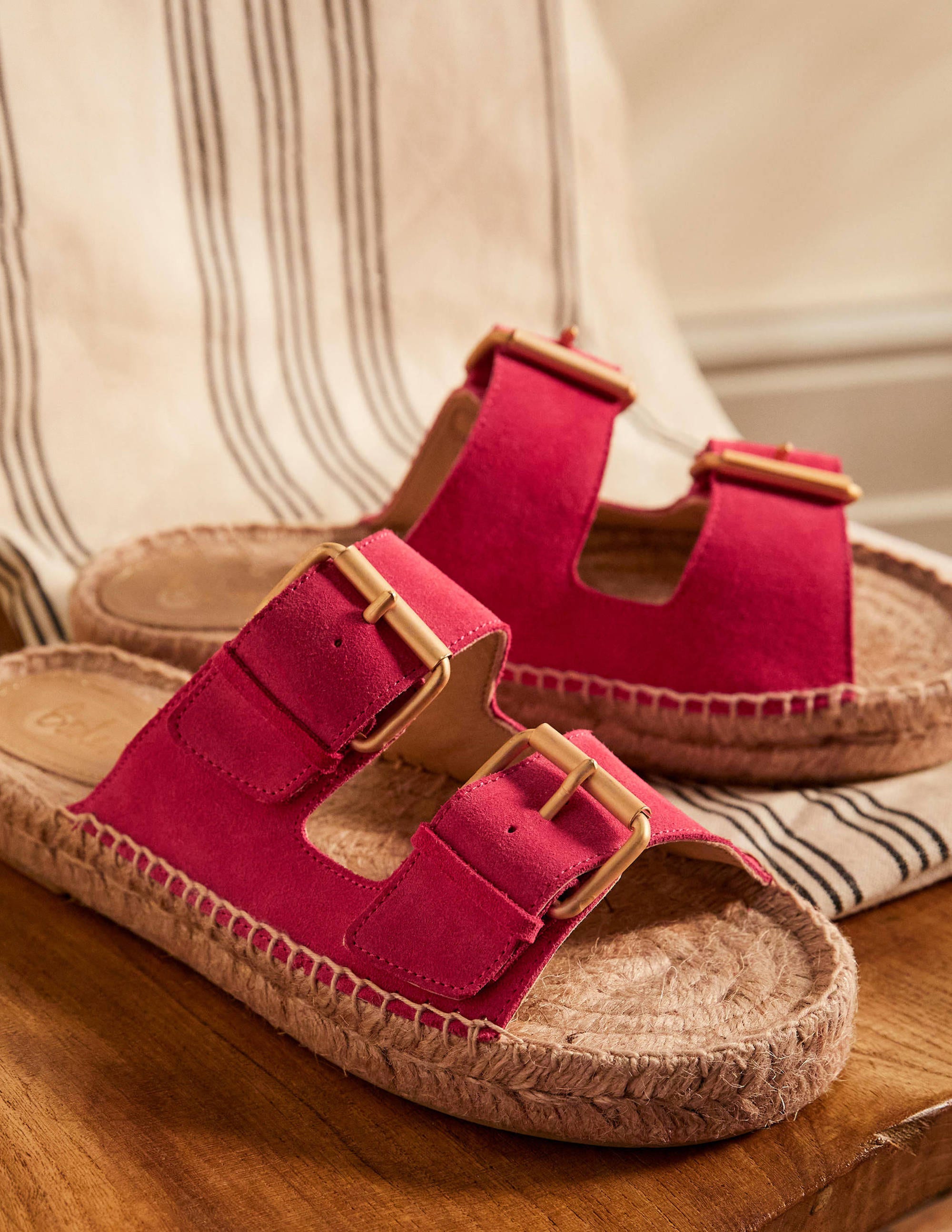  Buckle Espadrille Sandals-Rambling Rose、mySite、ashleygrahame