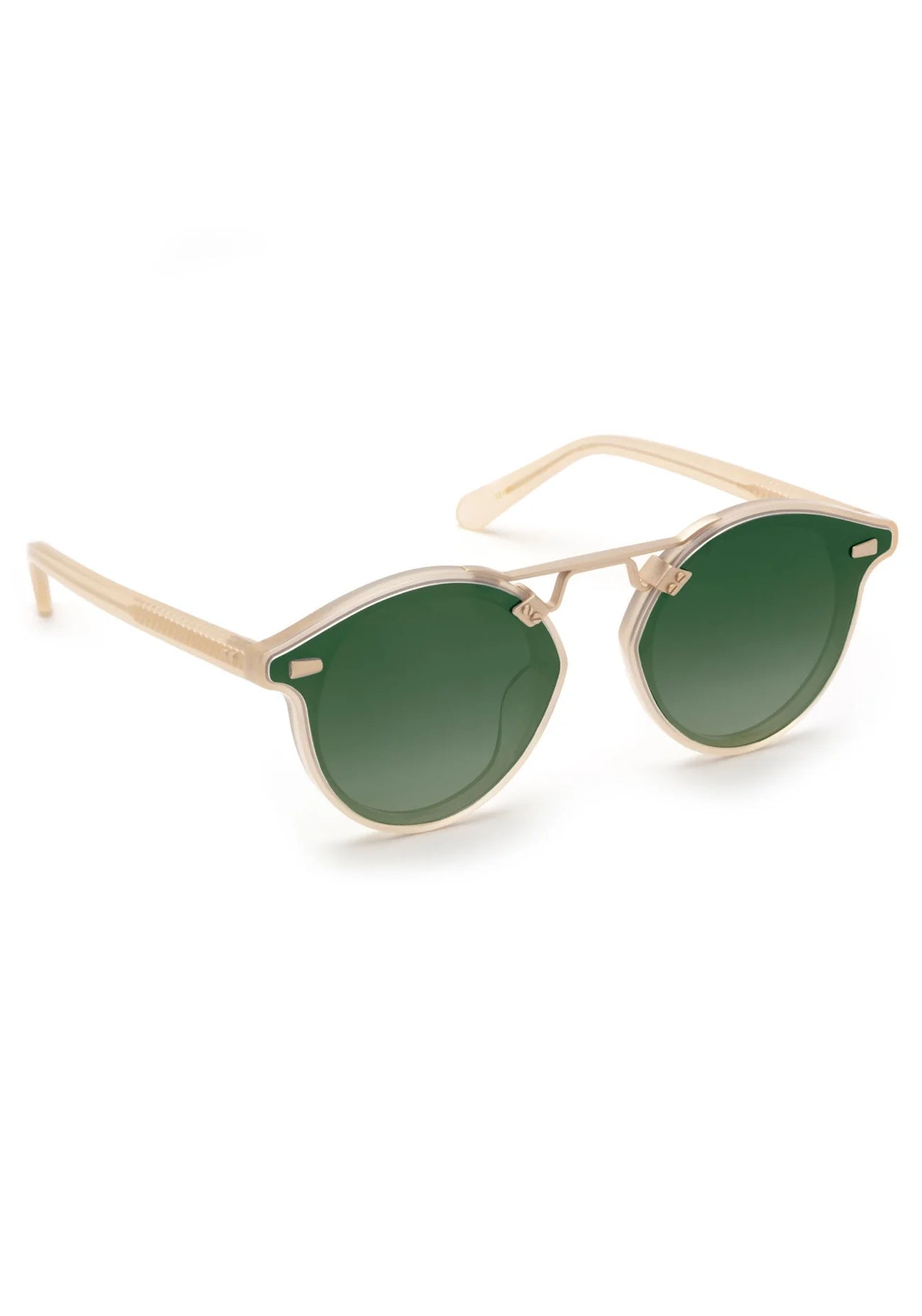 Krewe STL Nylon Blonde 12K Mirrored Sunglasses、mySite、noshort