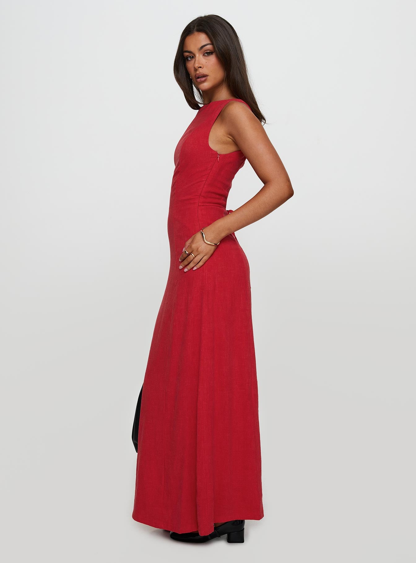 Lewisa Maxi Dress Red、mySite、solidvoid