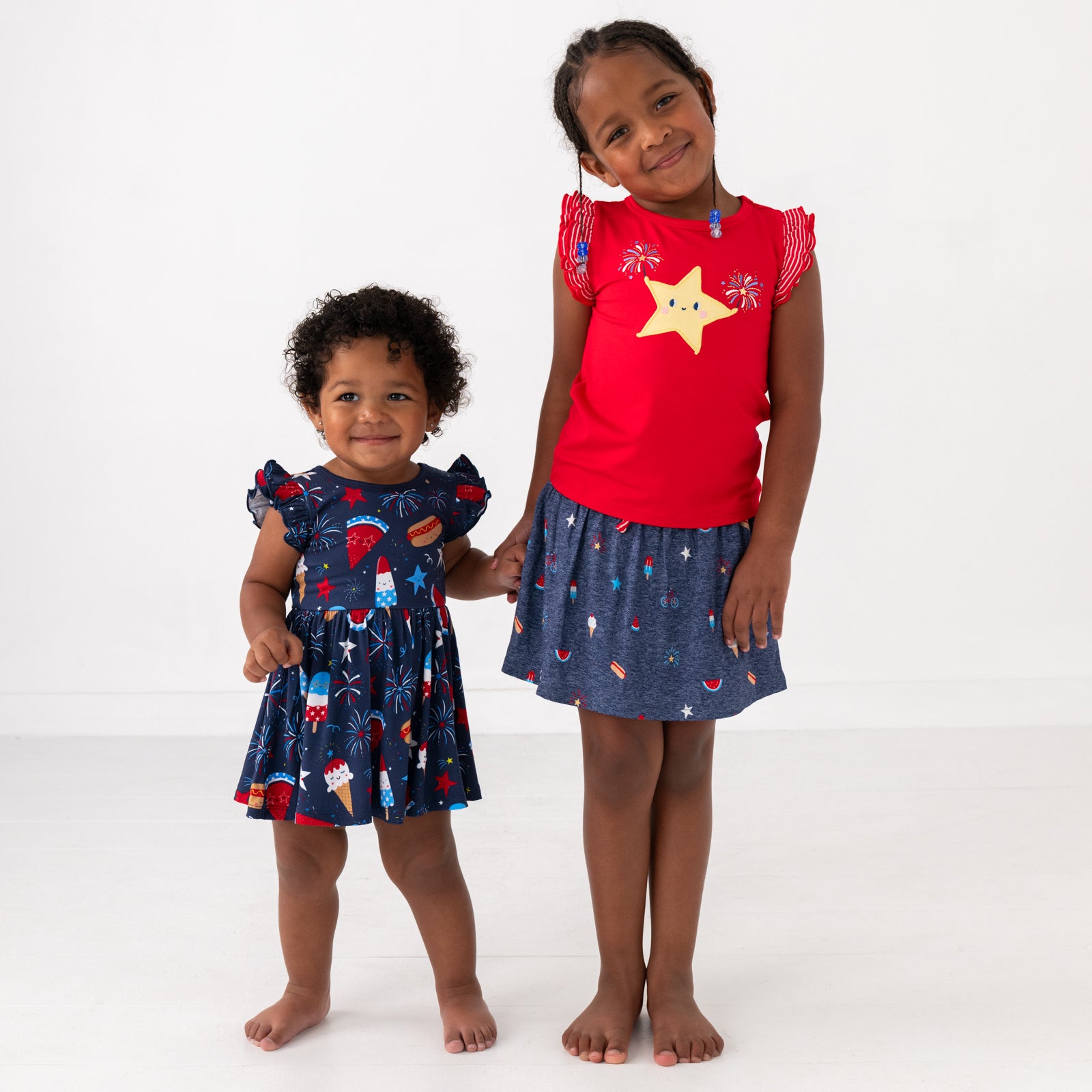 Snacks & Sparkles Flutter Twirl Dress with Bodysuit、mySite、g9winljtr