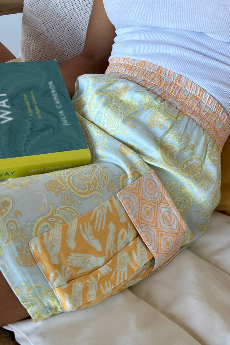 Blue Paisley Combat Shorts、mySite、solidvoid