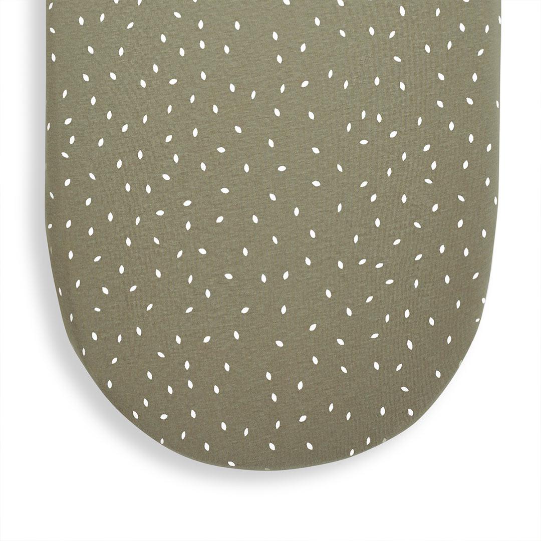  The Little Green Sheep Organic Moses Basket Fitted Sheet - Juniper Rice Print、mySite、merchandisen