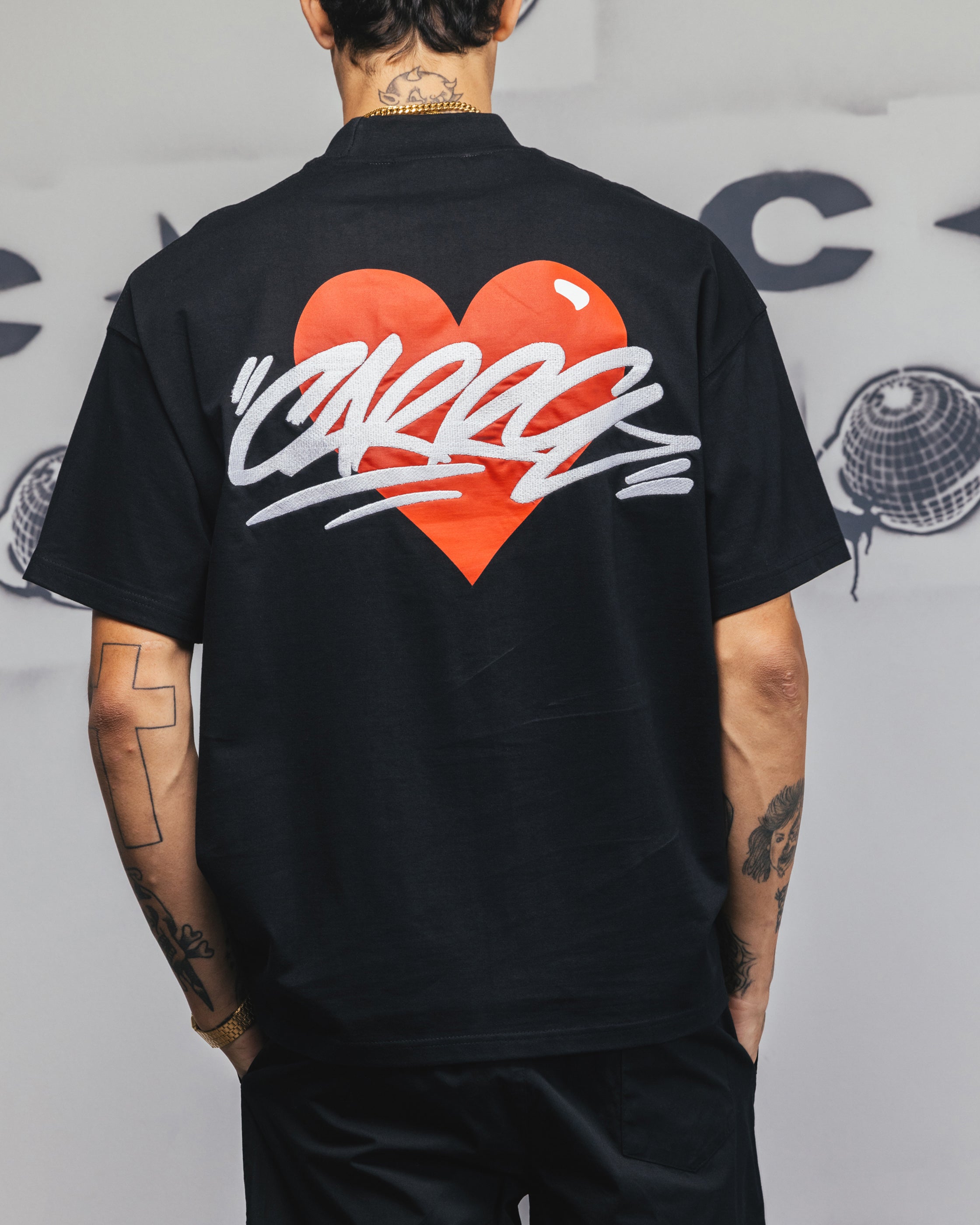 Carre Romance T-Shirt Black、mySite、zt4zffjzw