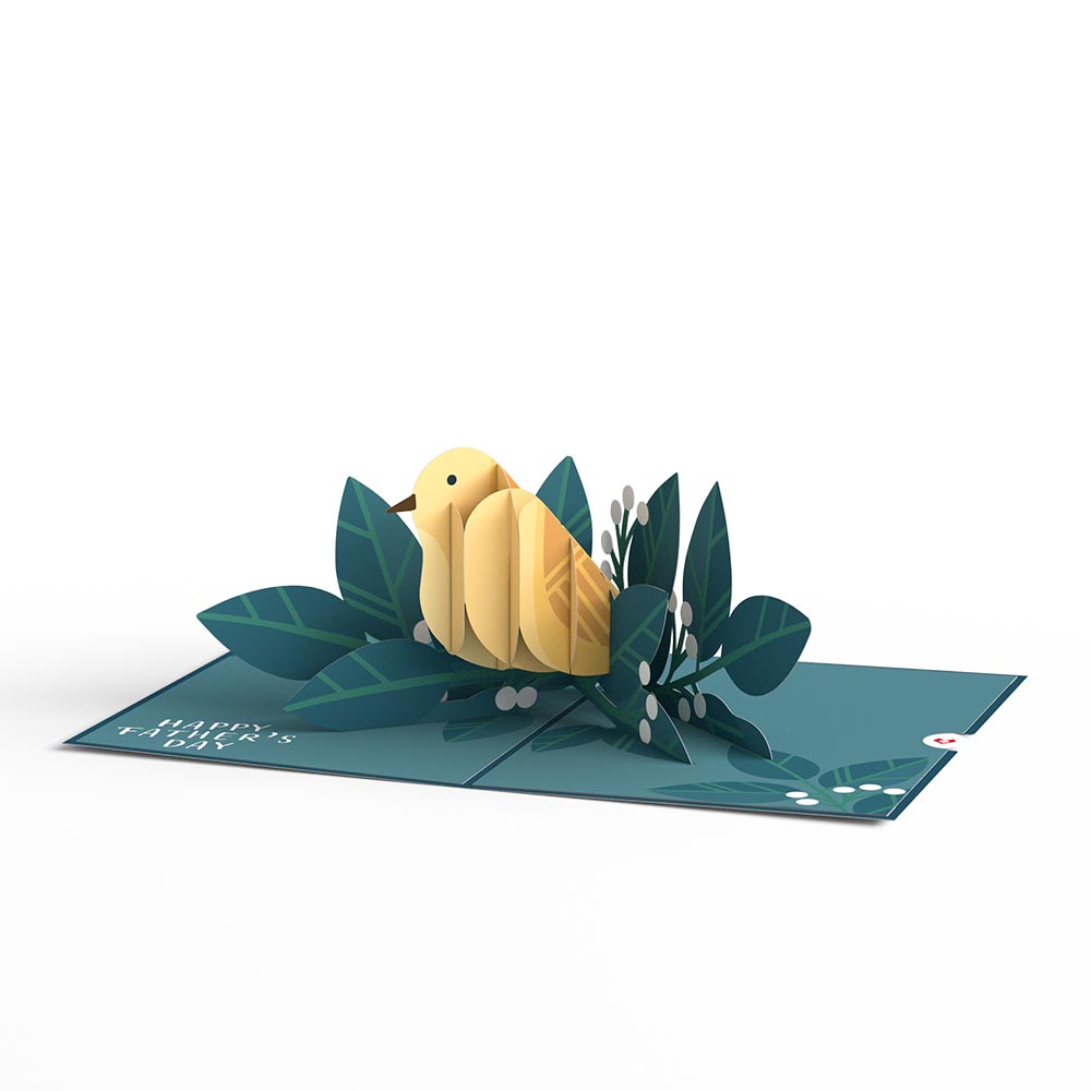 Happy Father's Day Birds Pop-Up Card、mySite、solidvoid