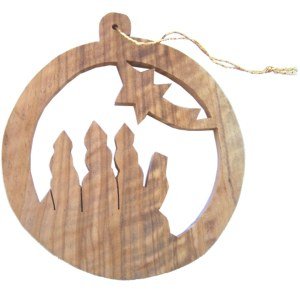 Wood Ornament - Flat (8 cm or 3.2 diameter)、mySite、topwebapps