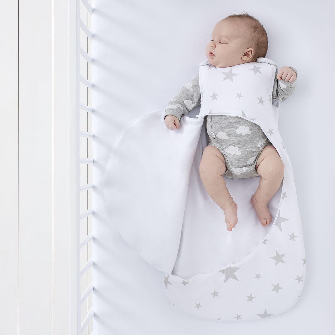 SnuzPouch Sleeping Bag - Grey Stars - TOG 2.5、mySite、merchandisen