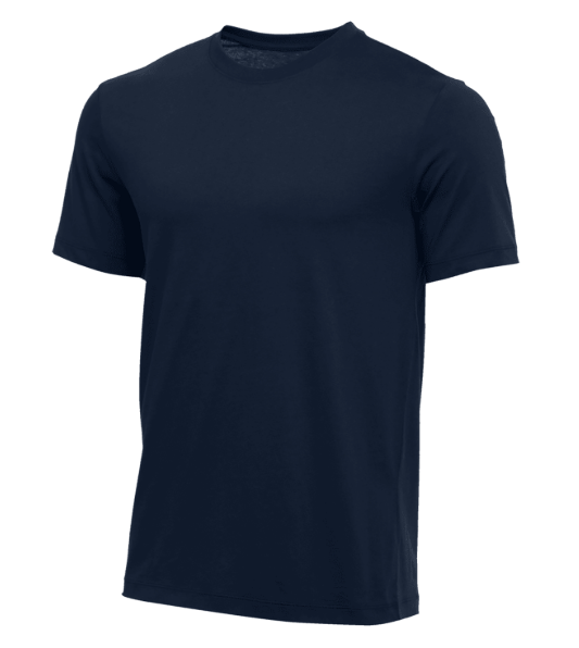 Nike Youth Cotton Crew Tee - Navy Blue、mySite、noshort