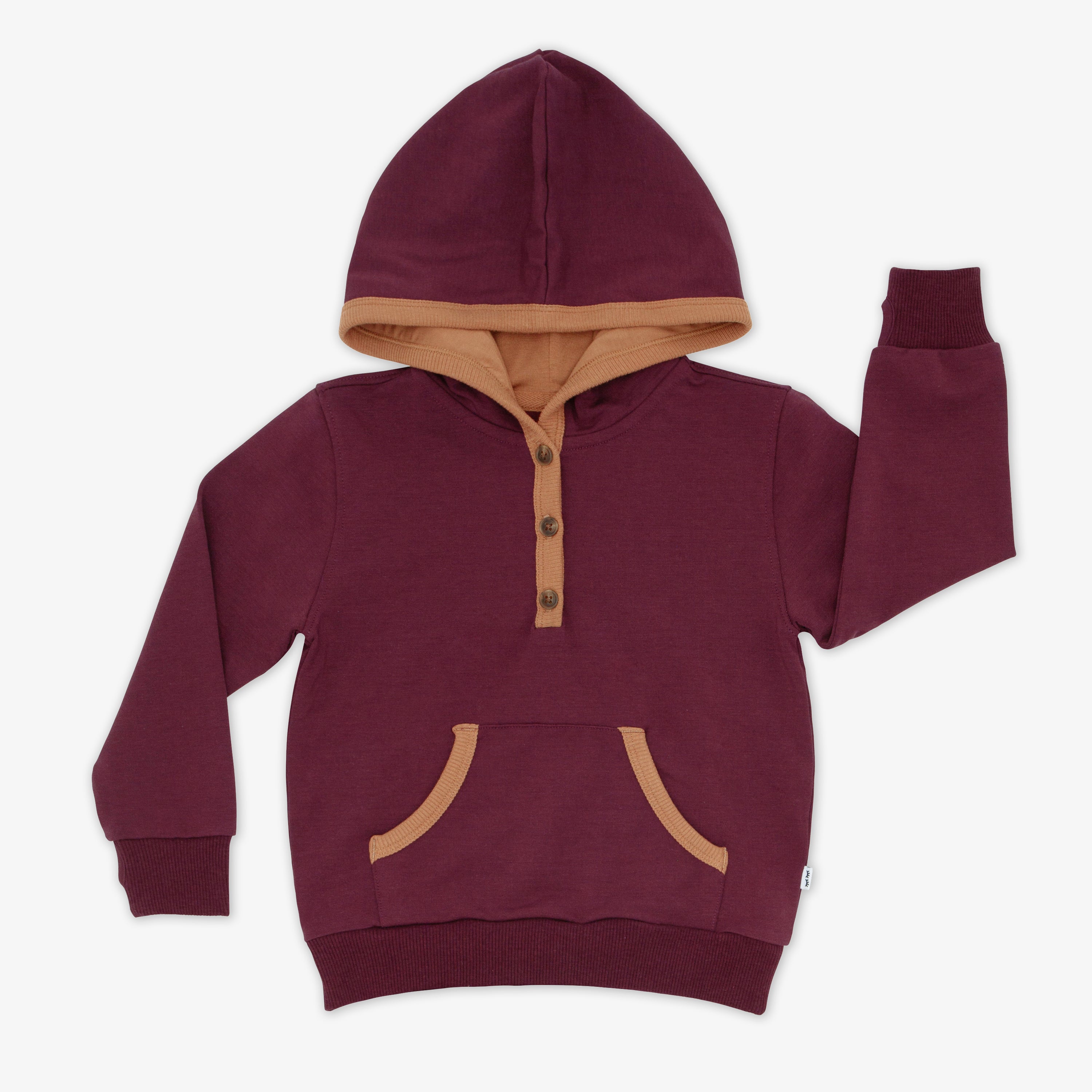  Classic Burgundy Henley Hoodie、mySite、layawaytickets