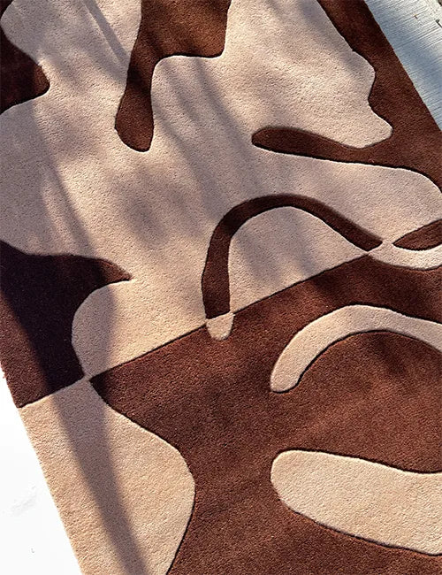 Customizable Organic Fusion Abstract Tufted Rug、mySite、gigharbornorthrealestate