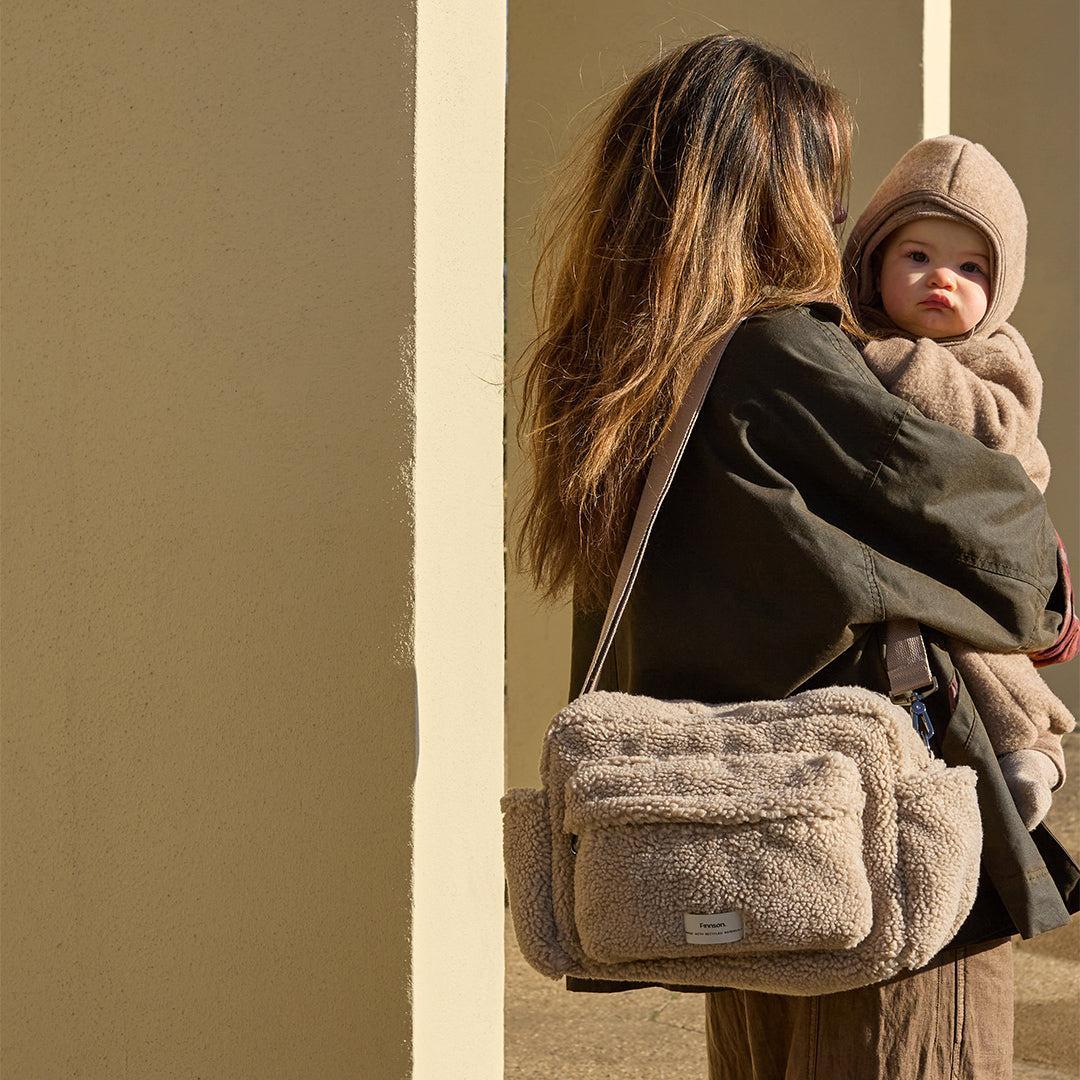  Finnson Freya Eco Stroller Organiser with Stroller Clips - Beige、mySite、merchandisen