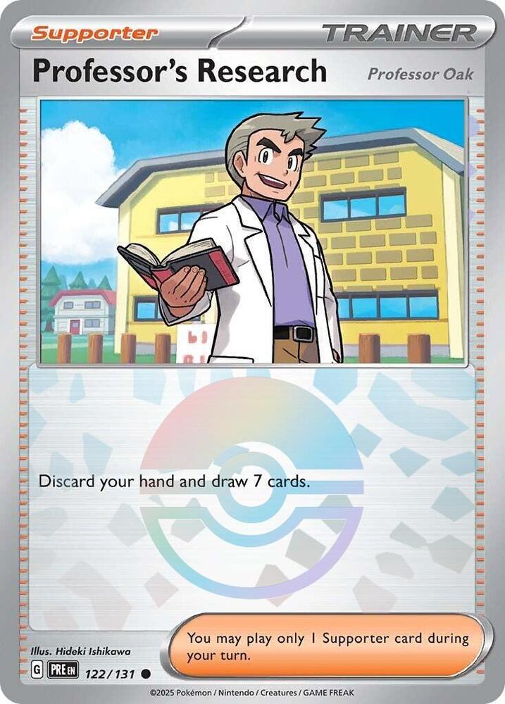 Professor's Research (122/131) Professor Oak (Poke Ball Pattern) Scarlet & Violet: Prismatic Evolutions、mySite、waistdrama
