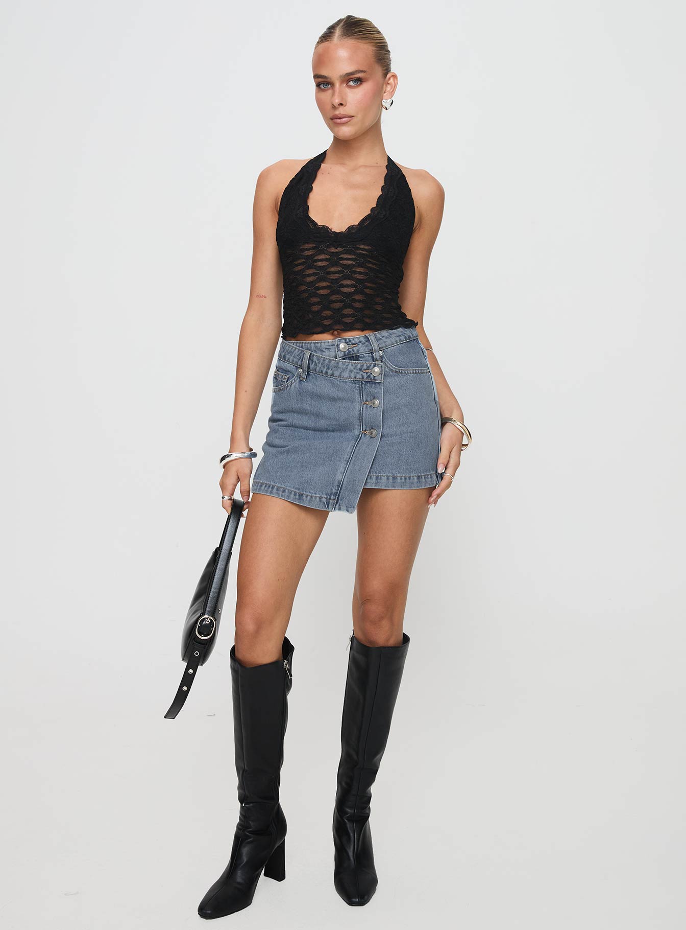 Only Angel Halter Top Black、mySite、solidvoid