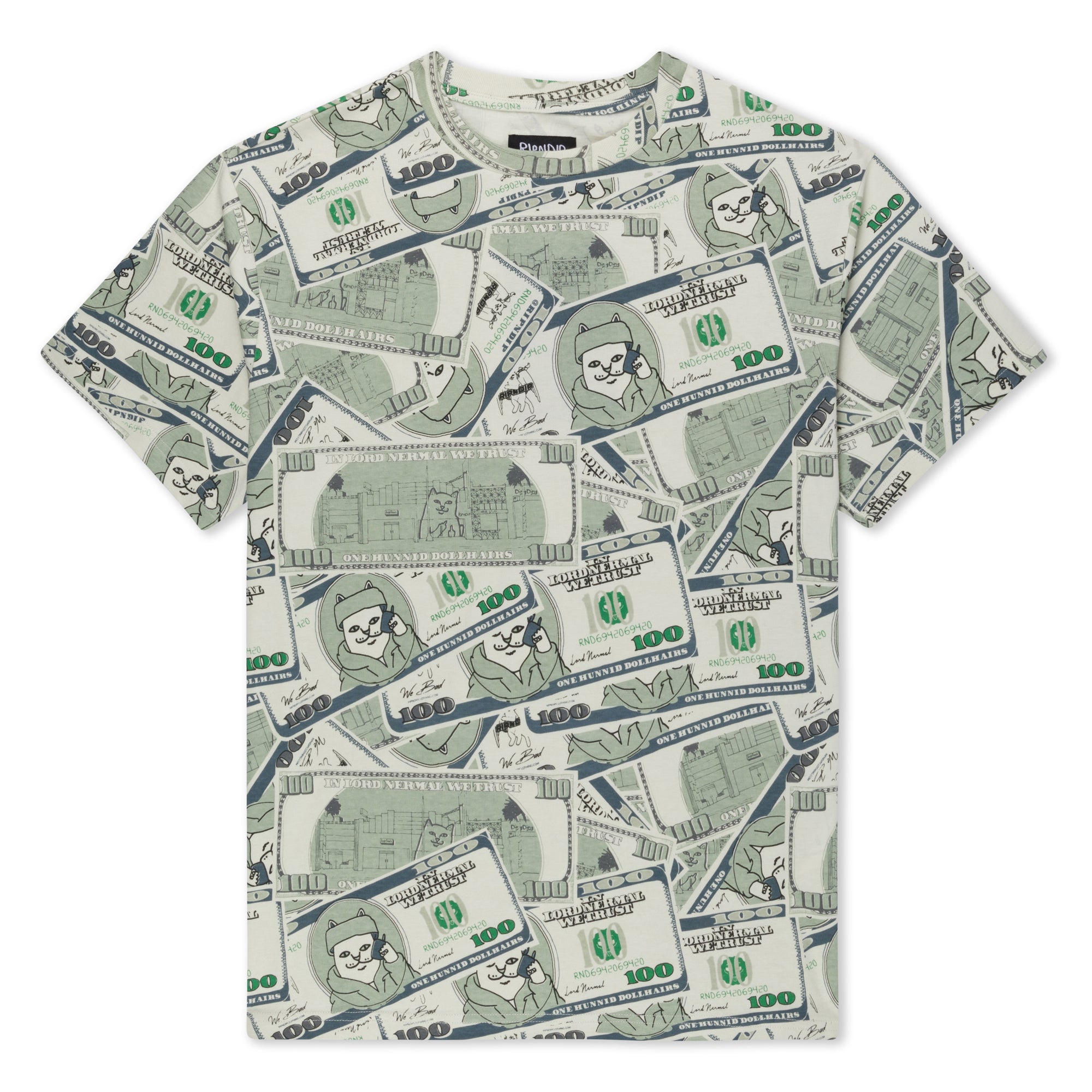  Moneybag Tee (Olive)、mySite、merchandisen