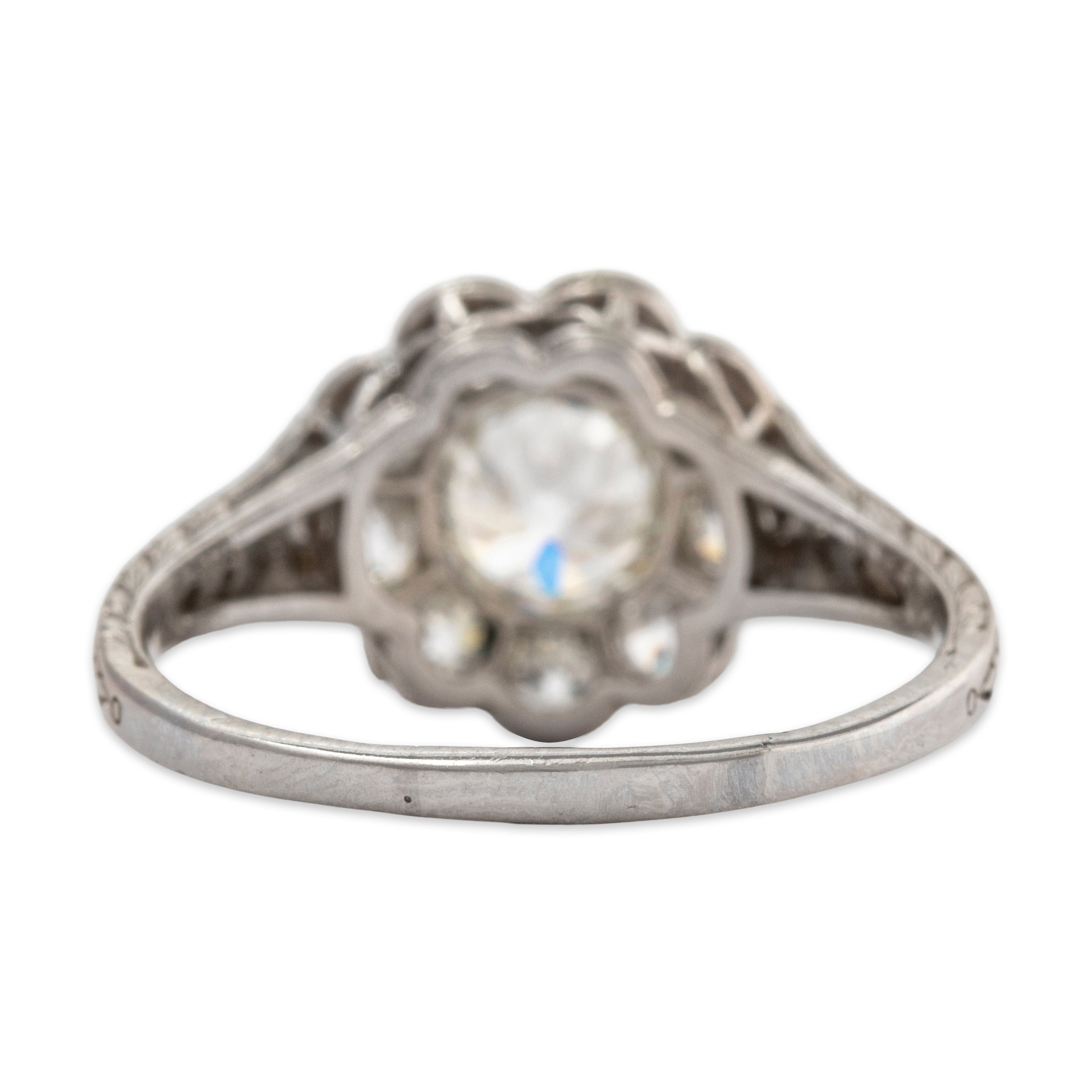 Antique Platinum .778cttw Diamond Edwardian Ring 5.5、mySite、hinf8tx79