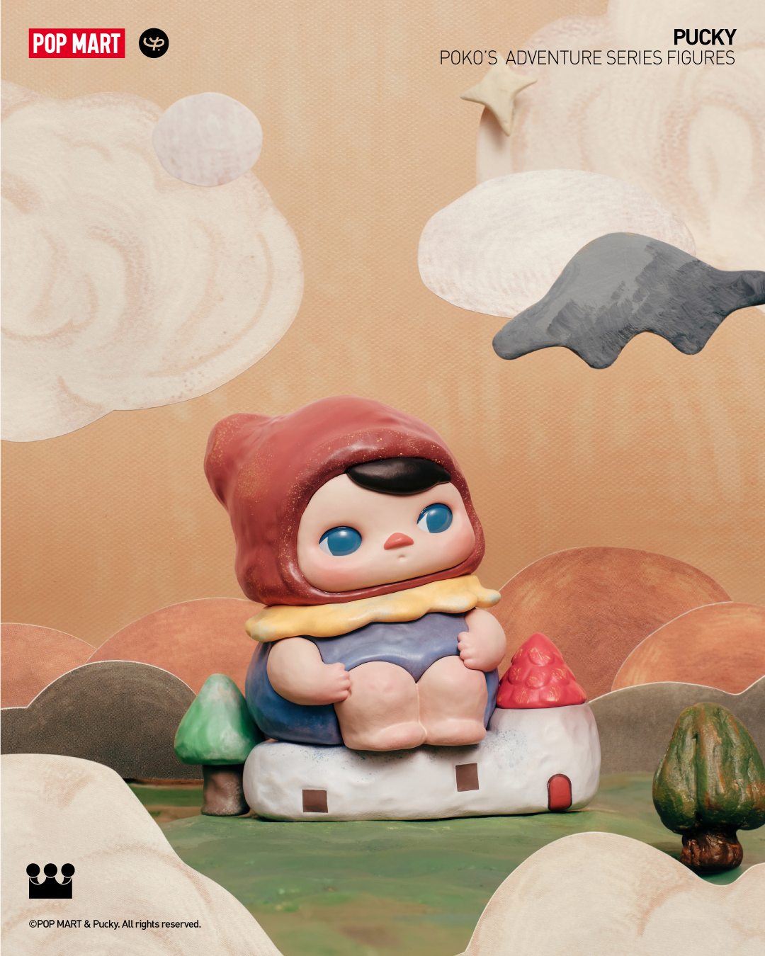  POP MART PUCKY Poko's Adventure Series Figures、mySite、greenlandpopulation