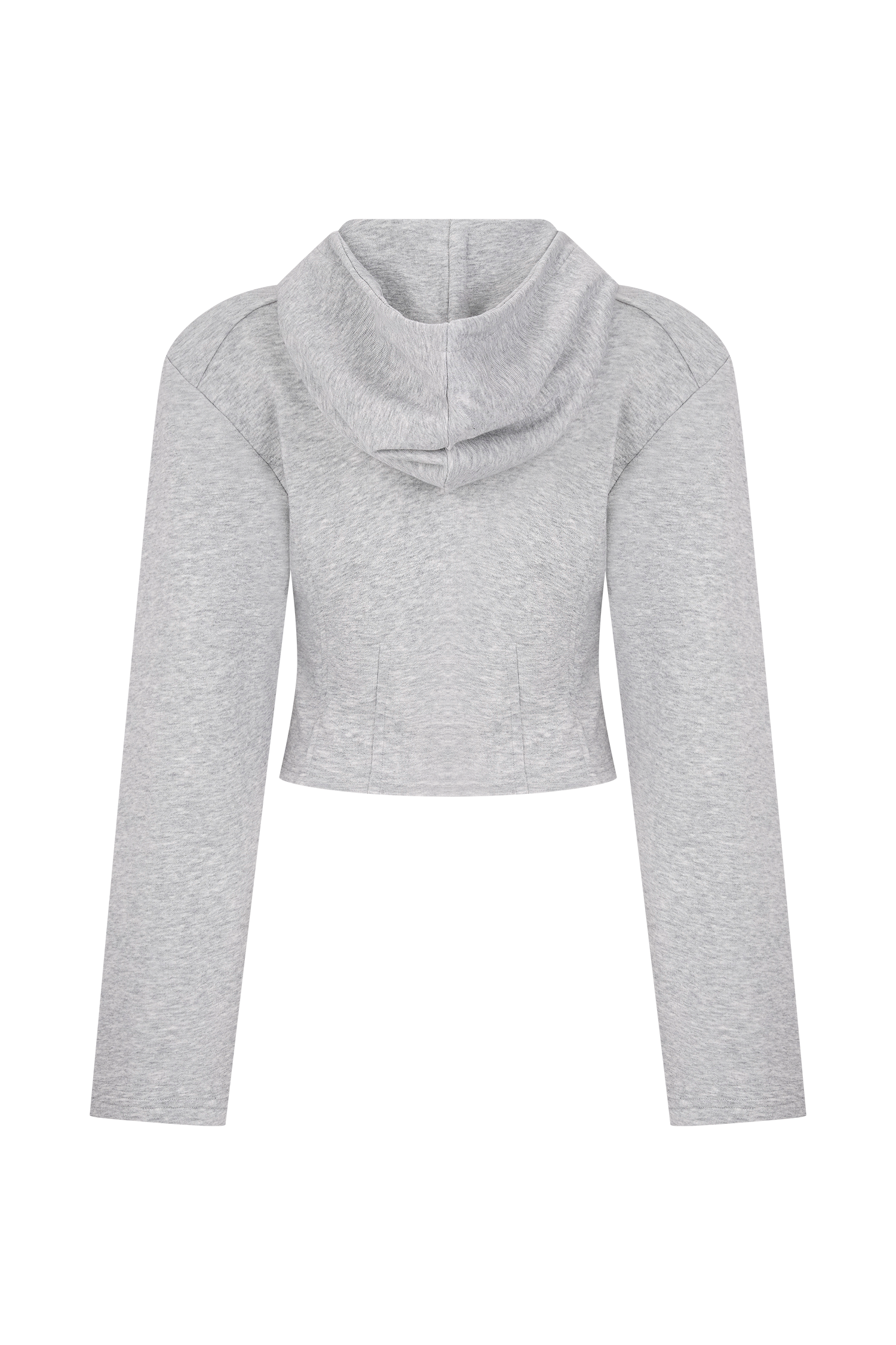 Quinn Zip Up Hoodie - Light Grey Marle、mySite、solidvoid