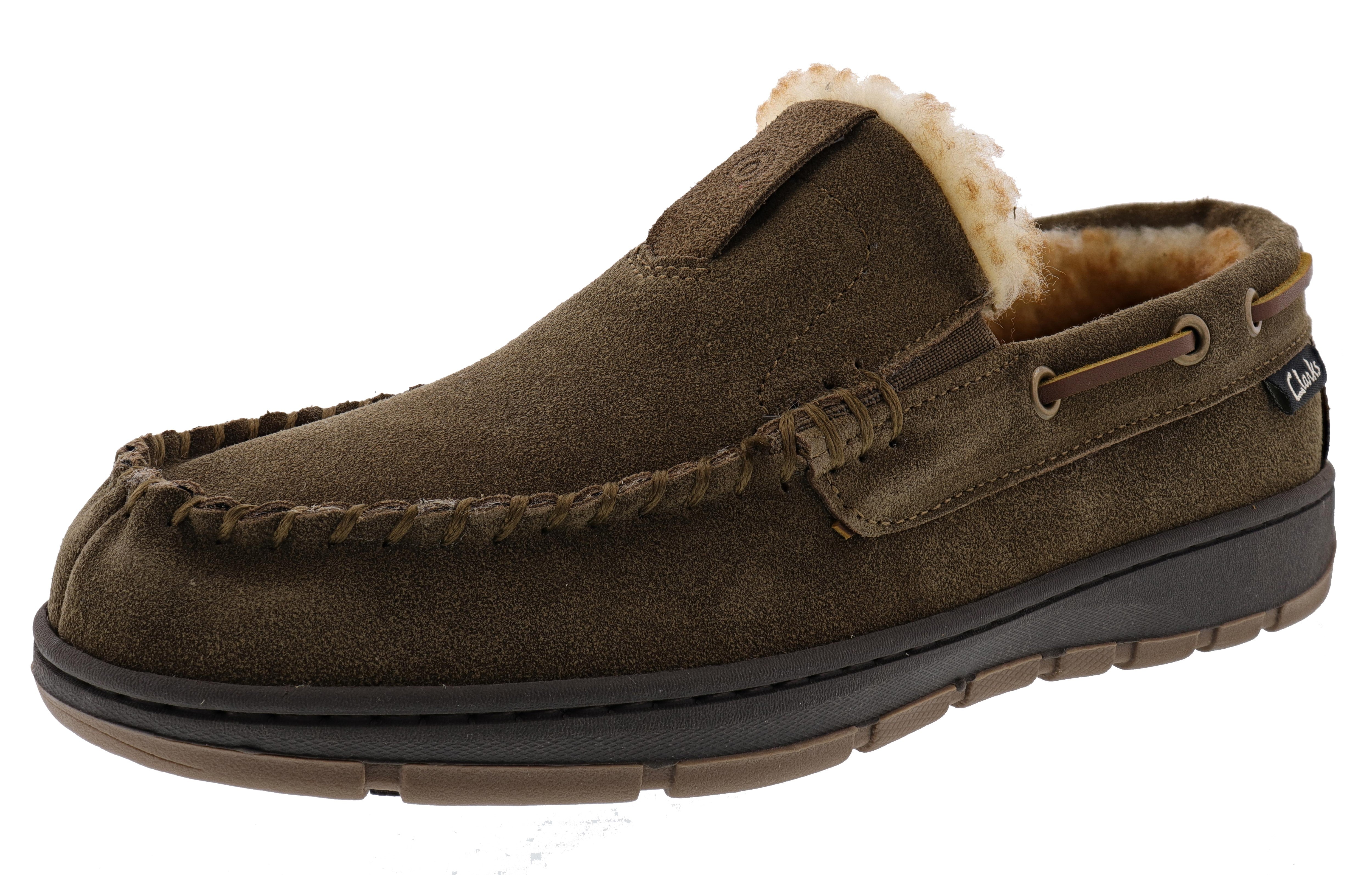 Clarks Men's Indoor Outdoor Moccasin Winter Slippers Justin、mySite、dreamappss