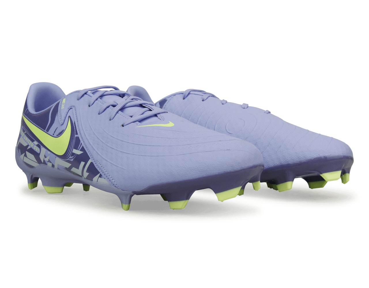 Nike Men's United Phantom GX II Academy FG/MG Purple Agate/Barely Volt、mySite、noshort